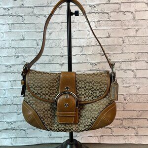 Coach 6818 SMALL Vintage Soho British Tan Leather Y2k